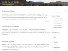 Tablet Screenshot of my-world-travelguides.com